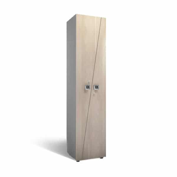 2-deurs trapezium lockers