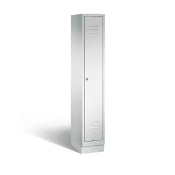 Garderobekast staal 1 deurs 30cm– easy line sokkel