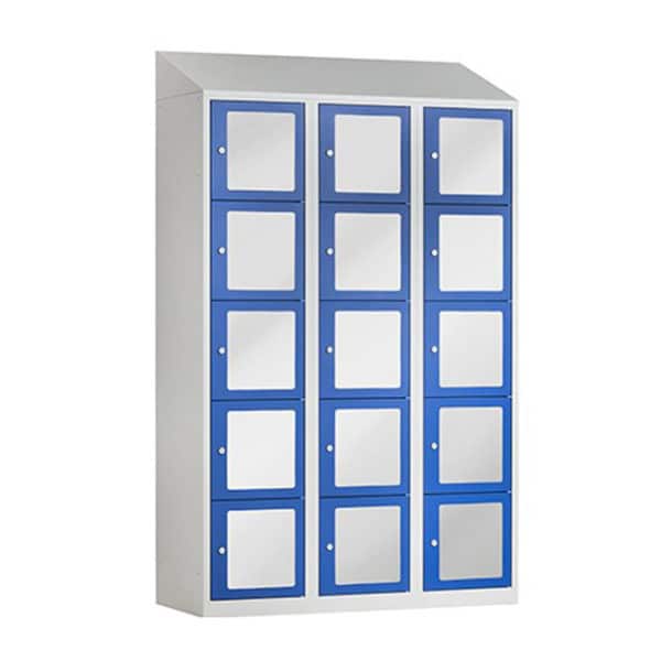 Locker 15-deurs acrylglas