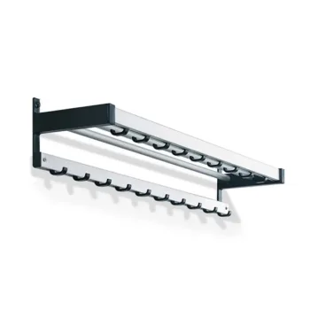 Aluminium wandgarderobe groot