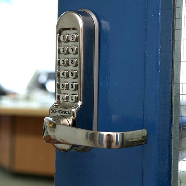 codelocks cl505 mechanisch pincode deurslot lockersandmore