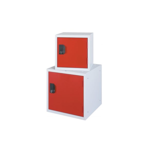Cube lockers rood