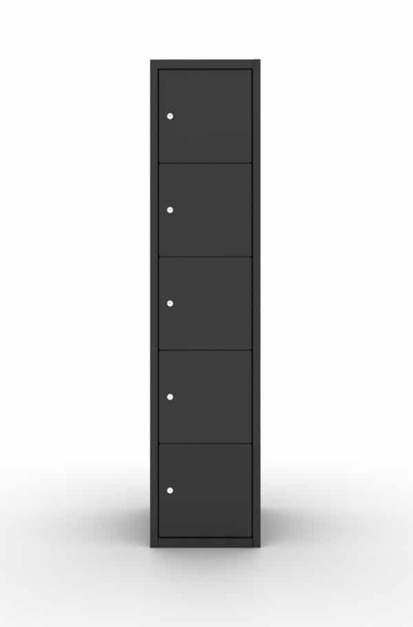 Darkline 5 deurs locker 1 kolom 400mm
