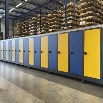 Metalen lockerkasten