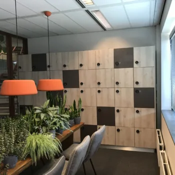 Kantoor lockerkasten