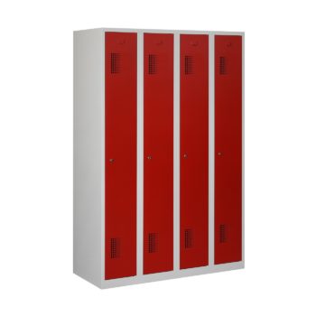 1-deurs Easy Line P 30 4 kolommen rood