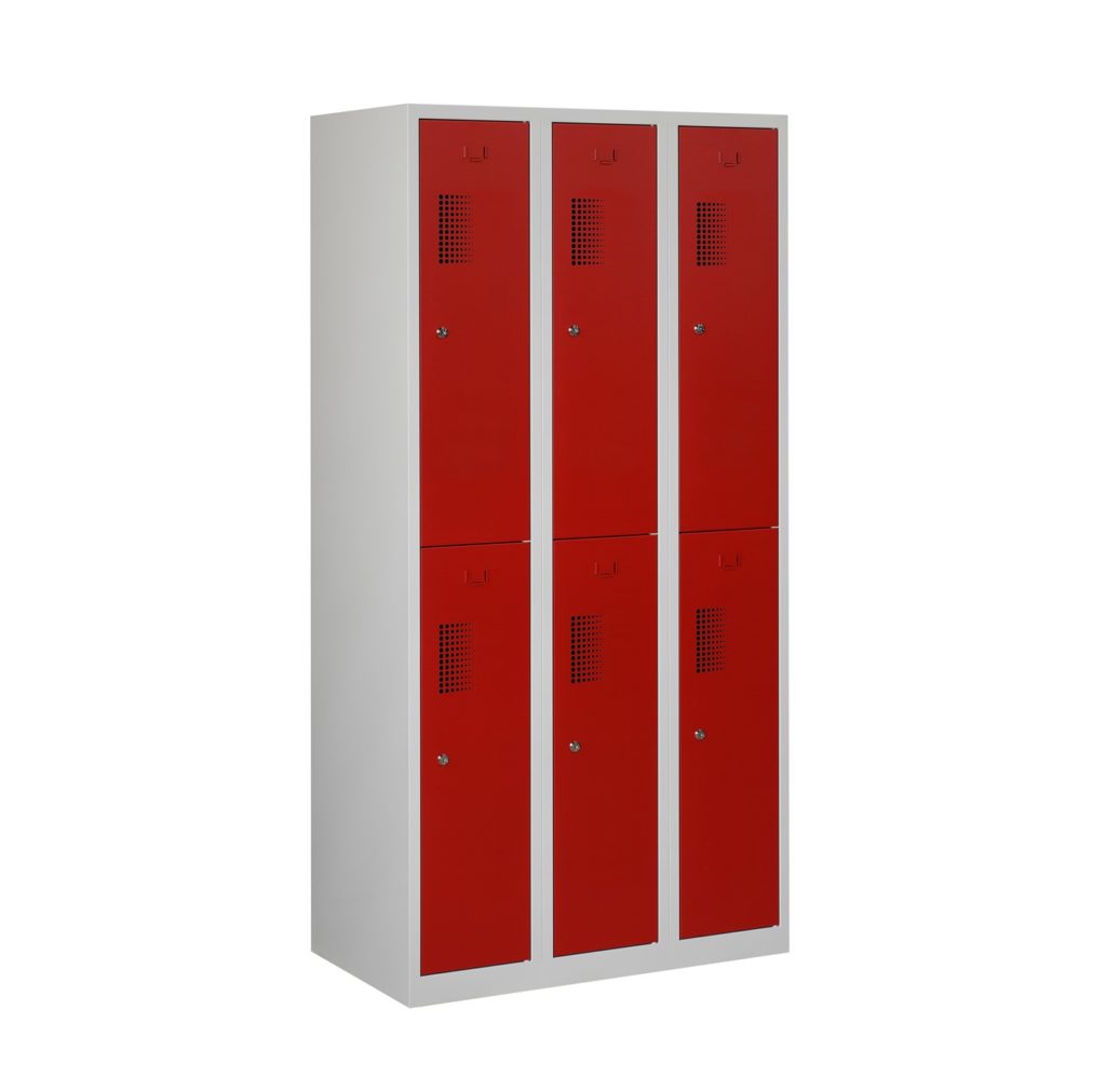 Garderobekast Easy Line 2-deurs 3 kolommen