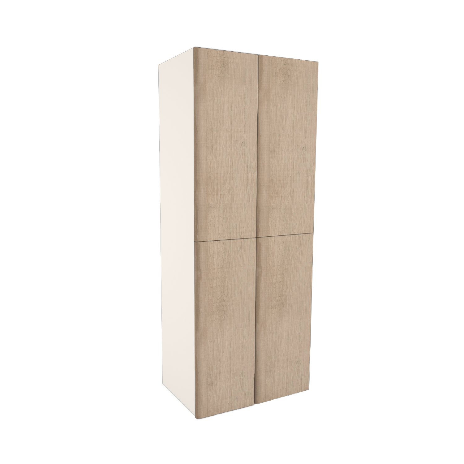 Classic 2-deurs 2-kolom houten lockerkast – Lockers and More